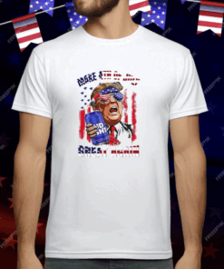 Trump Budlight Make 4th of July Great Again T-Shirt