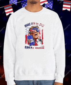 Trump Budlight Make 4th of July Great Again T-Shirt