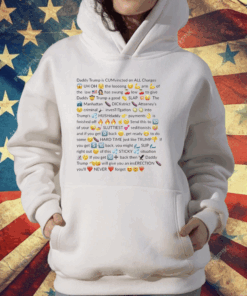 Trump Felon Slutty Text T-Shirt