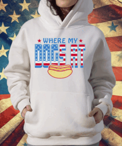 WHERE MY DOGS AT USA T-Shirt