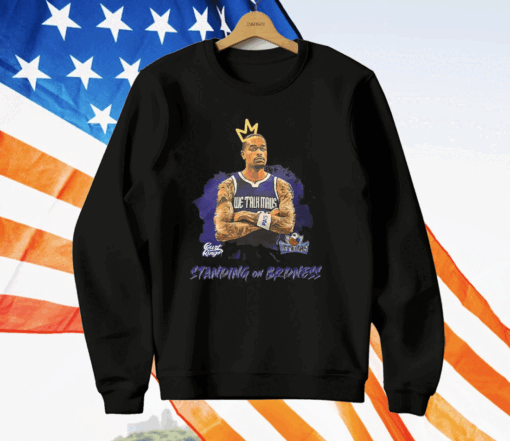 We Talk Dallas Mavericks Standing On Bidness T-Shirt