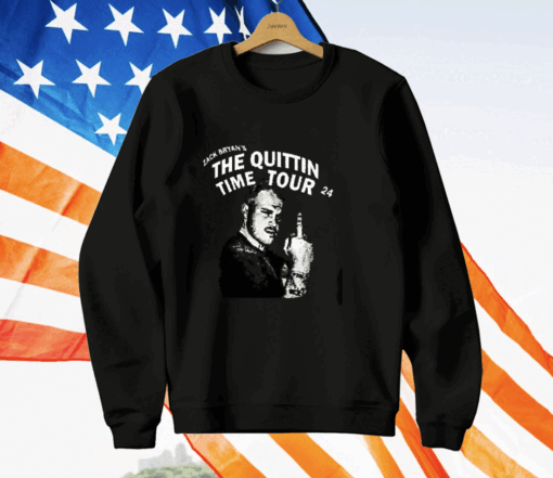 Zach Bryan Middle Finger The Quittin Time Tour 24 T-Shirt