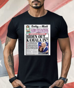 Daily Mail Biden Out Kamala In Shirt