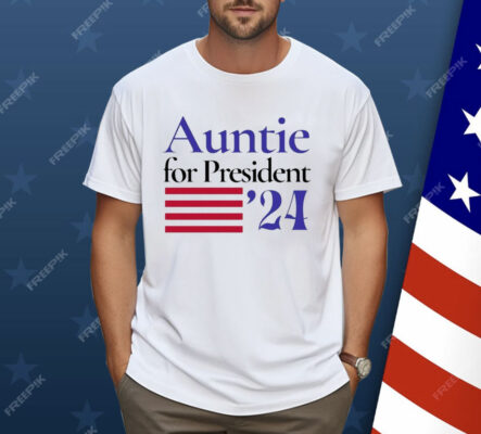 Auntie For President 2024 Kamala Harris Shirt