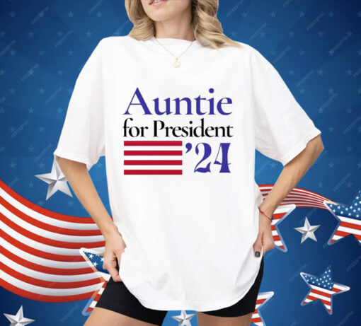 Auntie For President 2024 Kamala Harris Shirt