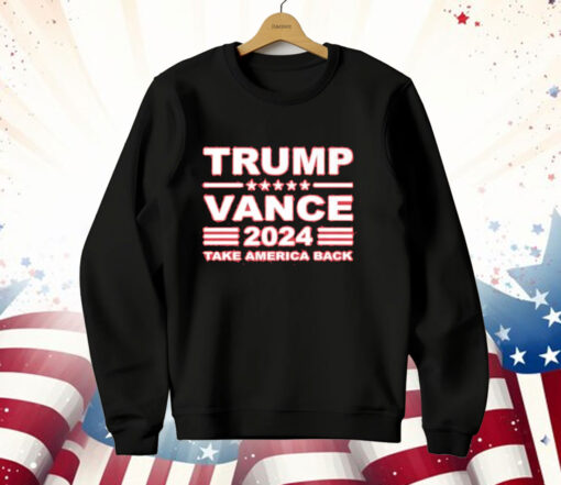 Trump Vance 2024 Take America Back President VP Election T-Shirt