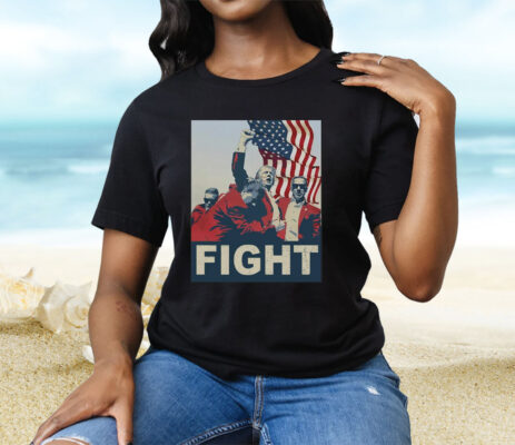 Trump Fight Iconic Tee Shirt