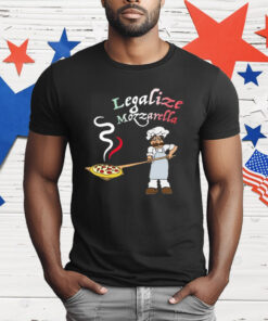 Legalize Mozzarella Pizza T-Shirt