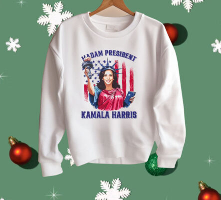 Madam President Kamala Harris Statue Of Liberty Shirt