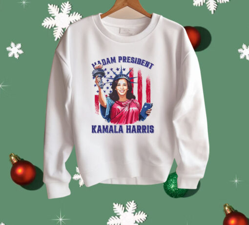 Madam President Kamala Harris Statue Of Liberty Shirt