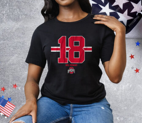 OHIO STATE FOOTBALL WILL HOWARD 18 Tee Shirt