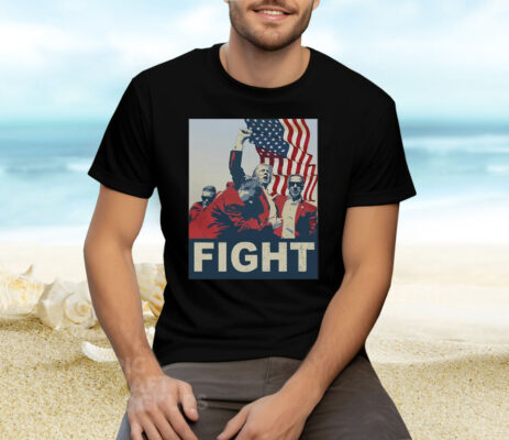 Trump Fight Iconic Tee Shirt