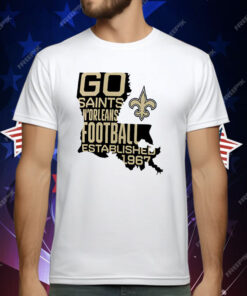 New Orleans Saints Fanatics Hot Shot State T-Shirt