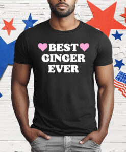 Best Ginger Ever Hearts T-Shirt