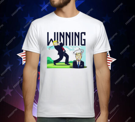 Winning Trump and Biden golf T-Shirt