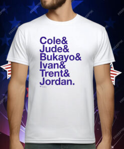 Cole Jude Bukayo Ivan Trent Jordan T-Shirt