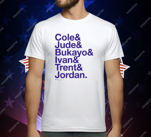 Cole Jude Bukayo Ivan Trent Jordan T-Shirt