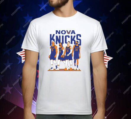 Jalen Brunson Josh Hart Mikal Bridges Donte Divincenzo Nova Knicks T-Shirt