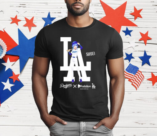 La Dodgers X Hololive Night Suisei T-Shirt