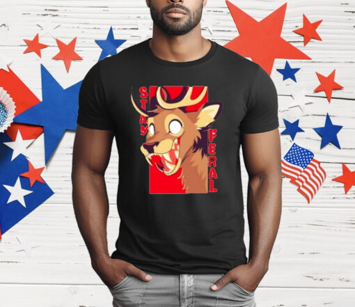 Stay Feral Toothy Deer T-Shirt