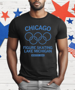 Chicago Figure Skating Lake Michigan T-Shirt