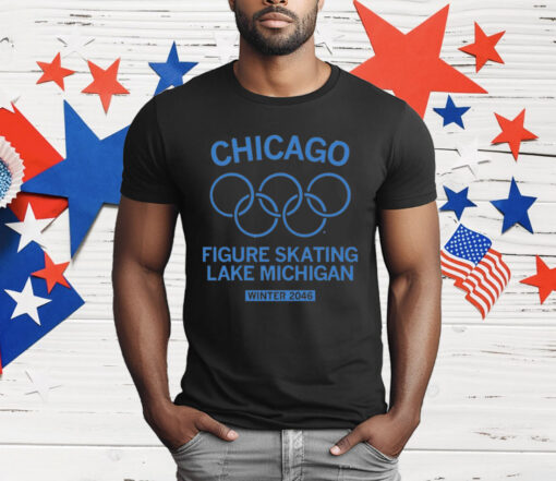 Chicago Figure Skating Lake Michigan T-Shirt