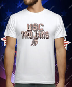 USC Trojans Cardinal Tommy Head Scrum T-Shirt