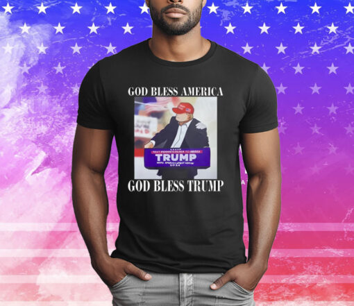 God Bless America God Bless Trump T-Shirt