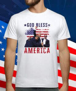 Trump Assassination God Bless America T-Shirt