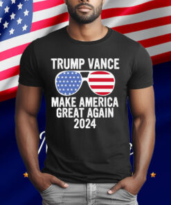 Trump Vance 2024 Make America Great Again Sunglasses T-Shirt