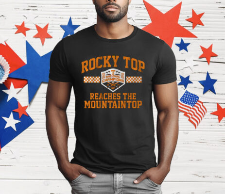 Tennessee Baseball Rocky Top Reaches The Mountaintop T-Shirt