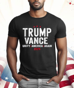 Trump Vance 2024 Presidential Election Patriotic USA T-Shirt