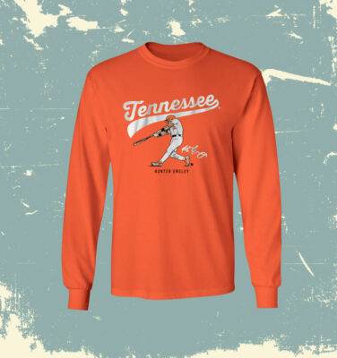 TENNESSEE BASEBALL HUNTER ENSLEY SLUGGER SWING T-Shirt