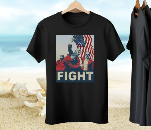 Trump Fight Iconic Tee Shirt