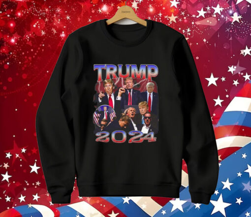 Trump 2024 Rap-Style Republican political T-Shirt