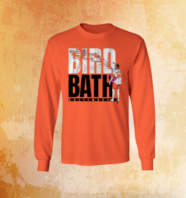 BALTIMORE BASEBALL MR. SPLASH BIRD BATH T-Shirt