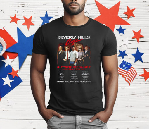 Beverly Hills Cop 40th Anniversary 1984-2024 Thank You For The Memories T-Shirt