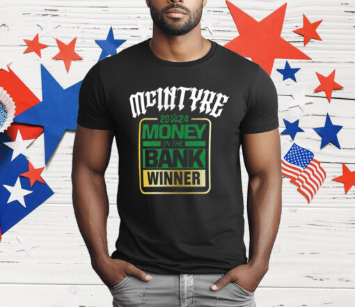 Drew Mcintyre Money In The Bank 2024 Winner T-Shirt