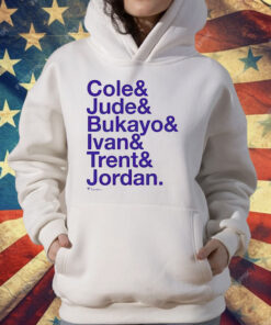 Cole Jude Bukayo Ivan Trent Jordan T-Shirt