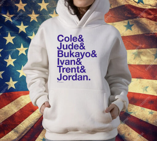 Cole Jude Bukayo Ivan Trent Jordan T-Shirt