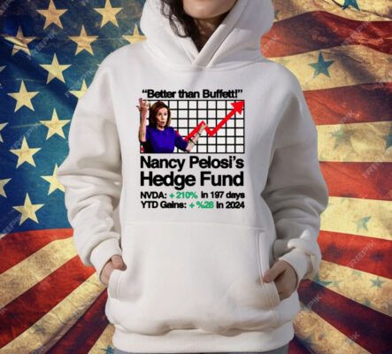 Better Than Buffett Nancy Pelosi’s Hedge Fund T-Shirt