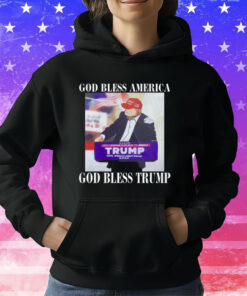 Ferriolawind God Bless America God Bless Trump T-Shirt