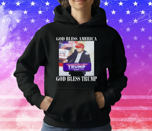 Ferriolawind God Bless America God Bless Trump T-Shirt