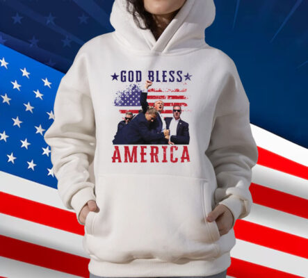 Trump Assassination God Bless America T-Shirt