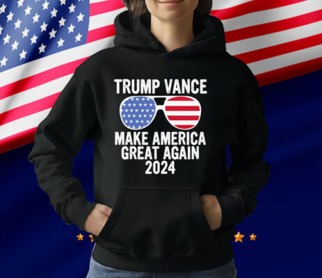 Trump Vance 2024 Make America Great Again Sunglasses T-Shirt