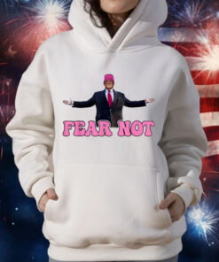 Donald Trump 2024 Fear Not, Groovy Trump Pink T-Shirt