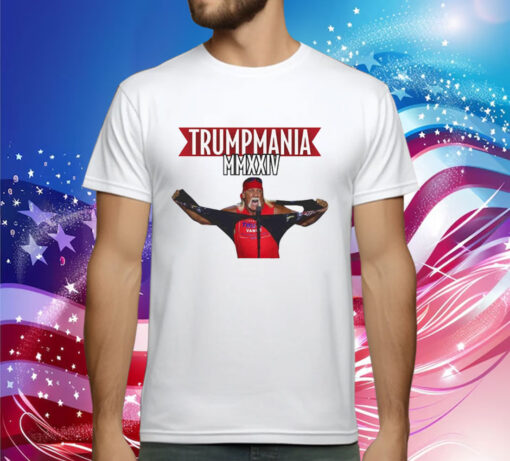 Trumpmania Hulk Hogan Style Shirt, Trump for President 2024 Republican Patriot MAGA Shirt