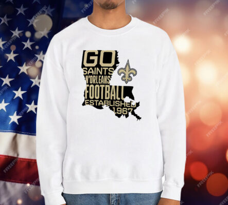 New Orleans Saints Fanatics Hot Shot State T-Shirt