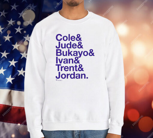 Cole Jude Bukayo Ivan Trent Jordan T-Shirt