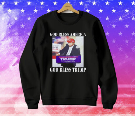 Ferriolawind God Bless America God Bless Trump T-Shirt